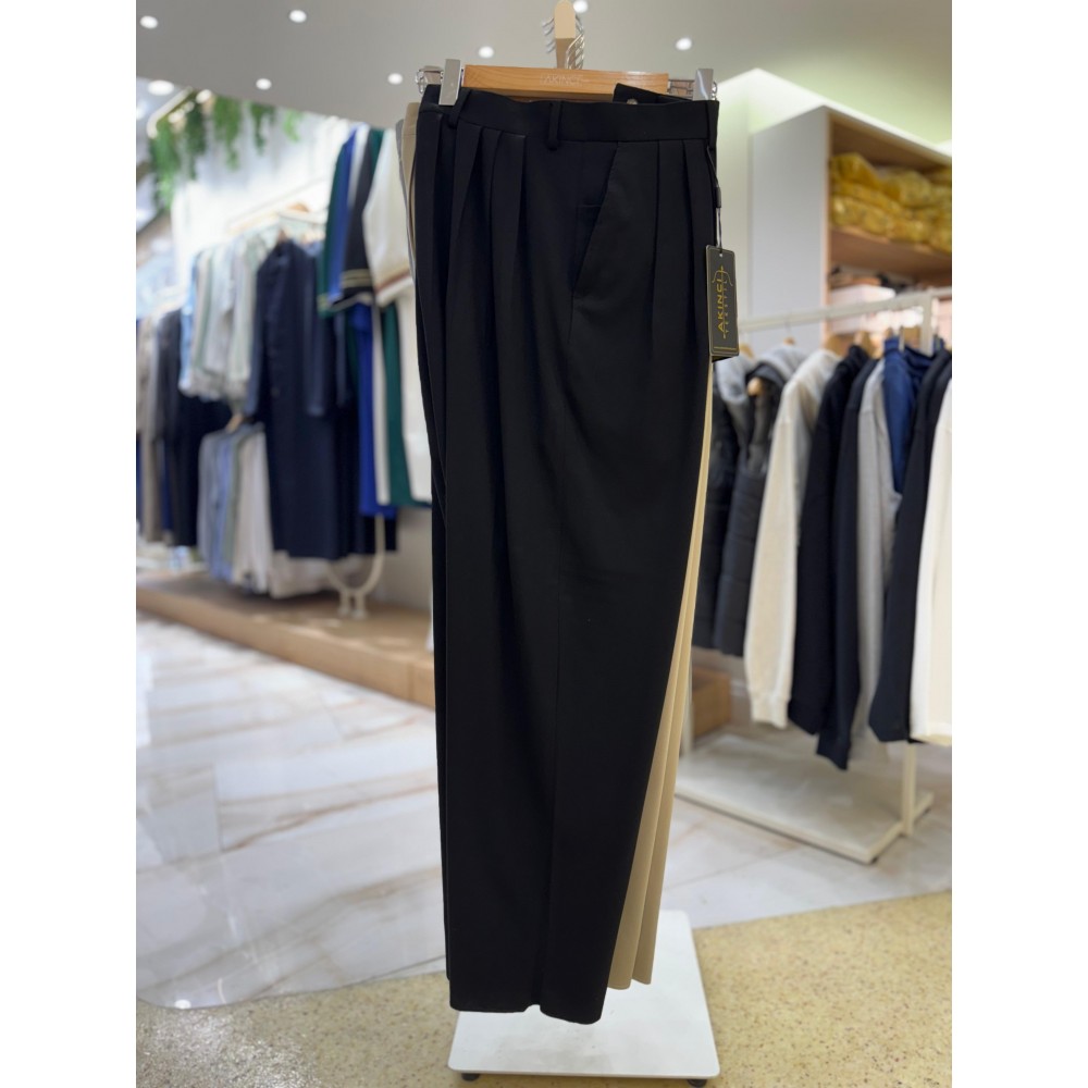 5 Pileli Şalvar Pantolon Siyah 5 Pileli Şalvar Pantolon Siyah